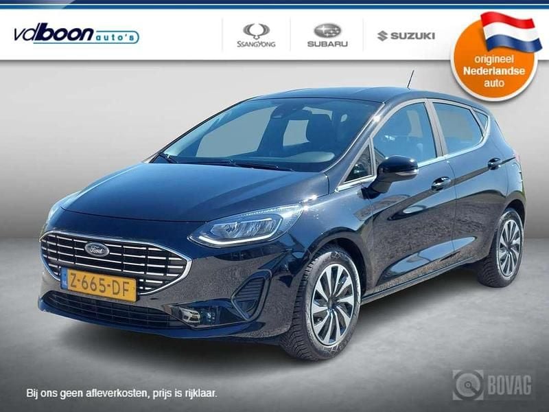 Occasion Ford Fiesta Titanium 125 PK (91 kW) 2024 Zwart Hatchback