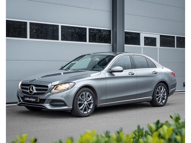 Grijs Occasion 2014 Mercedes C200 Prestige Sedan | € 14.999 (Eerlijke prijs) - Afbeelding 1/4