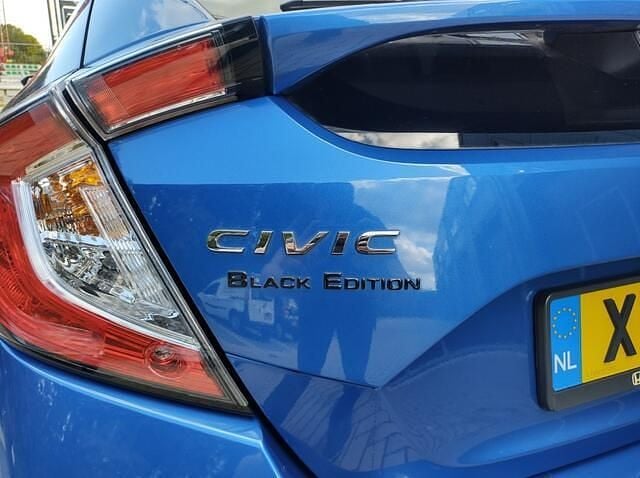 Occasion Honda Civic Black Edition 126 PK (92 kW) 2019 Blauw Hatchback