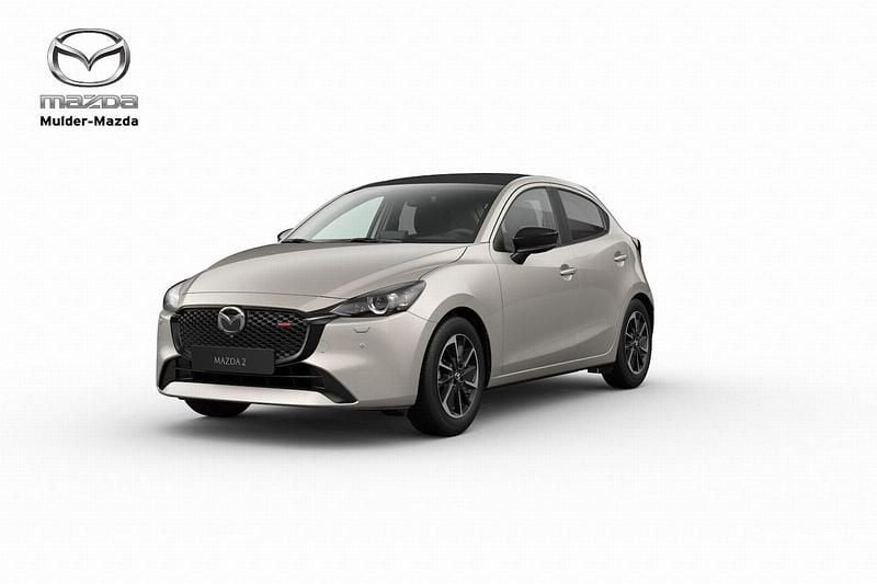 Grijs (metallic) Nieuw 2025 Mazda 2 Homura-Aka Hatchback | € 26.495 (Goede deal) - Afbeelding 1/4