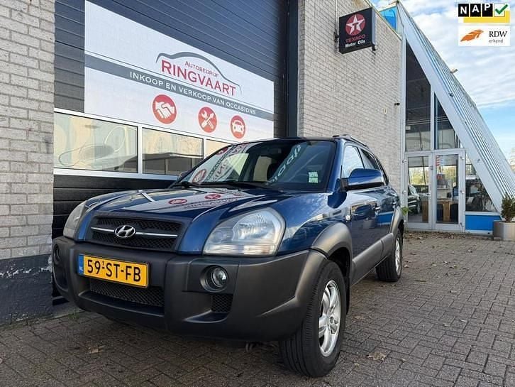 Blauw Occasion 2006 Hyundai Tucson Edition SUV | € 2.899 (Eerlijke prijs) - Afbeelding 1/4