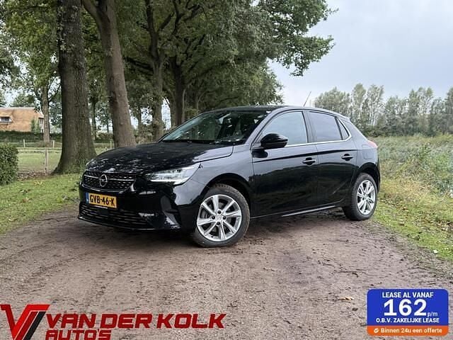 Zwart Gebruikt 2021 Opel Corsa Elegance Hatchback | € 11.885 (Super prijs) - Afbeelding 1/4