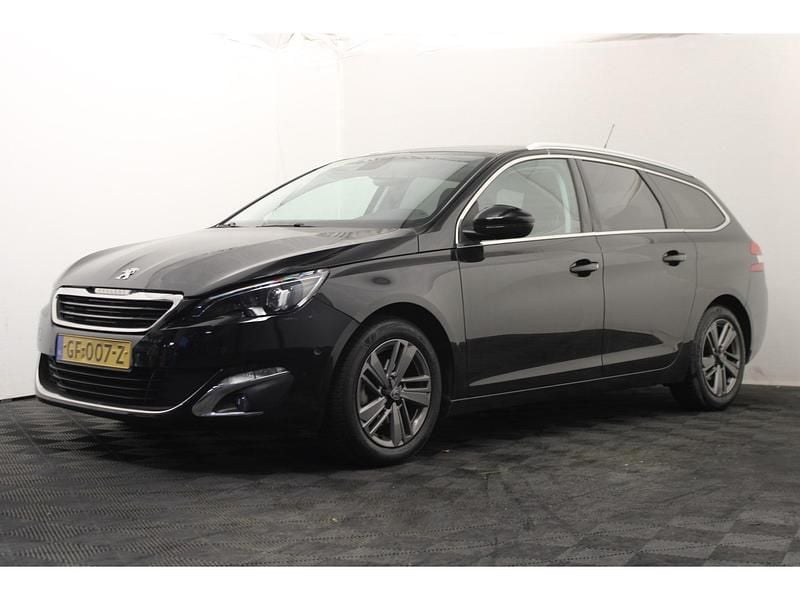 Zwart Gebruikt 2015 Peugeot 308 Allure Stationwagen | € 4.999 (Eerlijke prijs) - Afbeelding 1/4