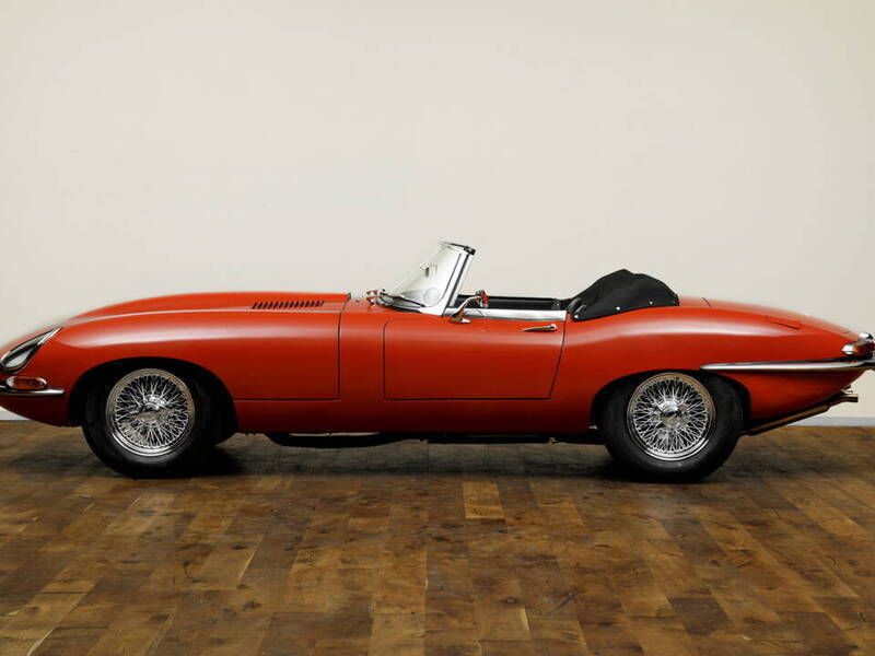 Occasion Jaguar E-Type 269 PK (197 kW) 1961 Rood Cabriolet