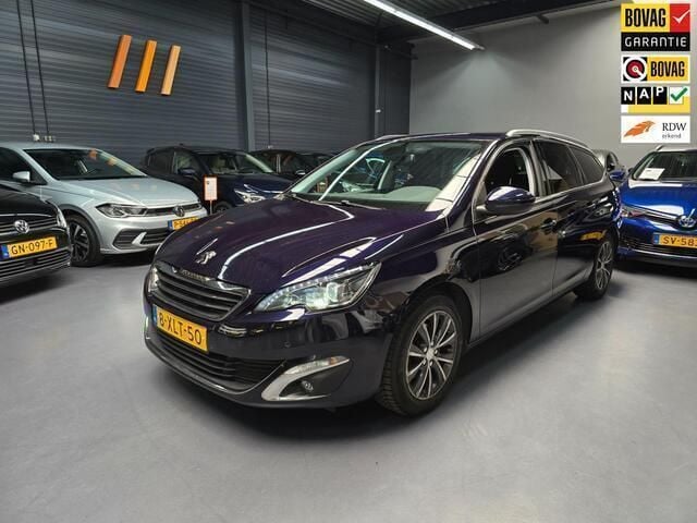 Blauw Gebruikt 2014 Peugeot 308 Allure Stationwagen | € 7.495 (Eerlijke prijs) - Afbeelding 1/4