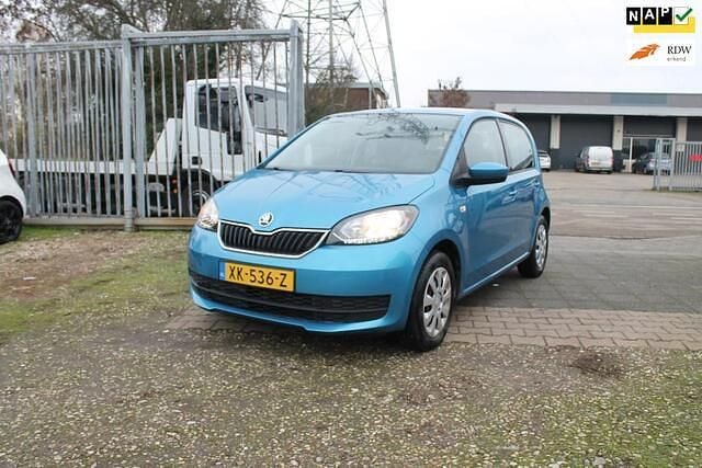 Blauw (metallic) Gebruikt 2019 Skoda Citigo Ambition Hatchback | € 8.750 (Eerlijke prijs) - Afbeelding 1/4