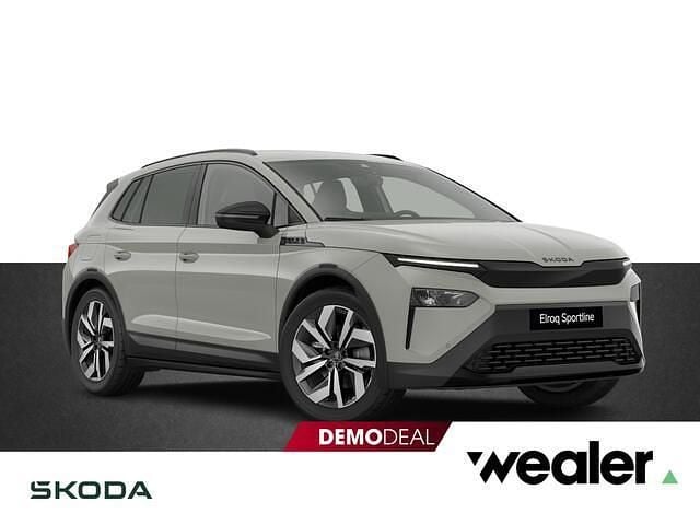 Grijs Occasion 2025 Skoda Elroq SportLine SUV | € 41.840 (Eerlijke prijs) - Afbeelding 1/4