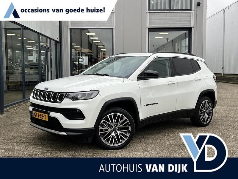 Wit Gebruikt 2022 Jeep Compass Limited SUV | € 26.495 - Afbeelding 1/4