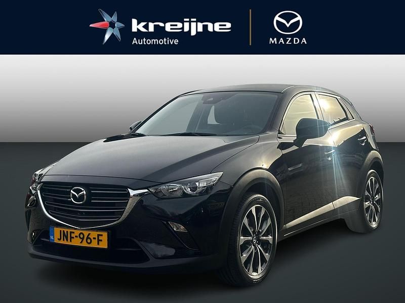 Zwart Gebruikt 2021 Mazda CX-3 Sportive SUV | € 21.925 (Eerlijke prijs) - Afbeelding 1/4