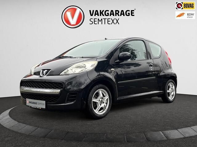 Zwart Gebruikt 2009 Peugeot 107 Hatchback | € 4.950 (Eerlijke prijs) - Afbeelding 1/4
