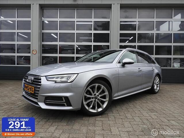 Grijs Gebruikt 2017 Audi A4 S-Line Stationwagen | € 16.950 (Eerlijke prijs) - Afbeelding 1/4
