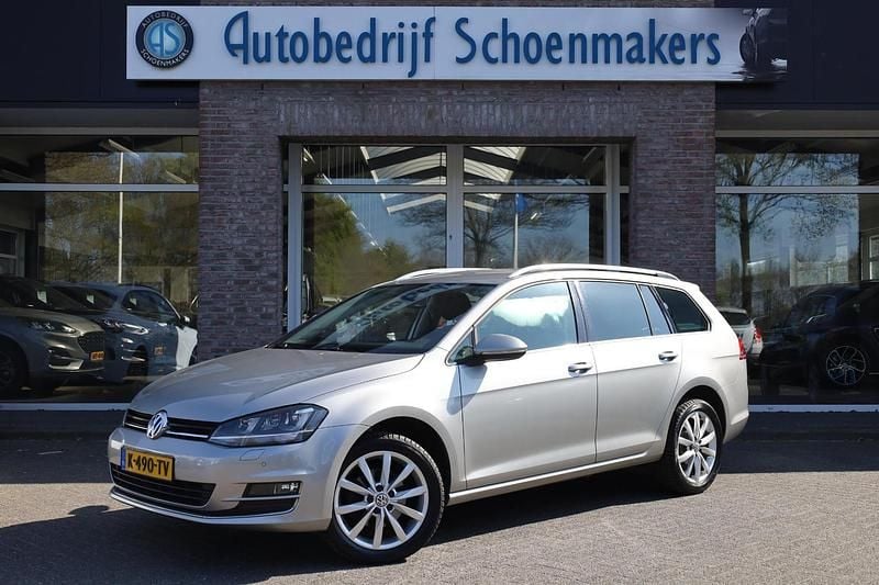 Grijs Gebruikt 2014 VW Golf VII Highline Stationwagen | € 9.495 (Goede deal) - Afbeelding 1/4