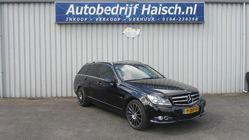 Zwart Occasion 2011 Mercedes C180 Stationwagen | € 6.950 (Eerlijke prijs) - Afbeelding 1/4