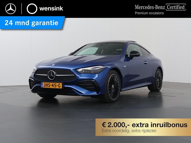 Occasion Mercedes CLE300 AMG line 313 PK (230 kW) 2025 Blauw Coupé