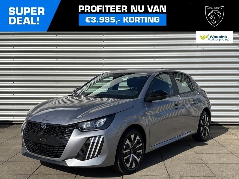 Grijs metallic Nieuw 2025 Peugeot 208 Style Hatchback | € 21.940 (Goede deal) - Afbeelding 1/4