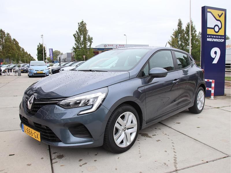 Grijs Gebruikt 2021 Renault Clio V Zen Hatchback | € 12.749 (Eerlijke prijs) - Afbeelding 1/4