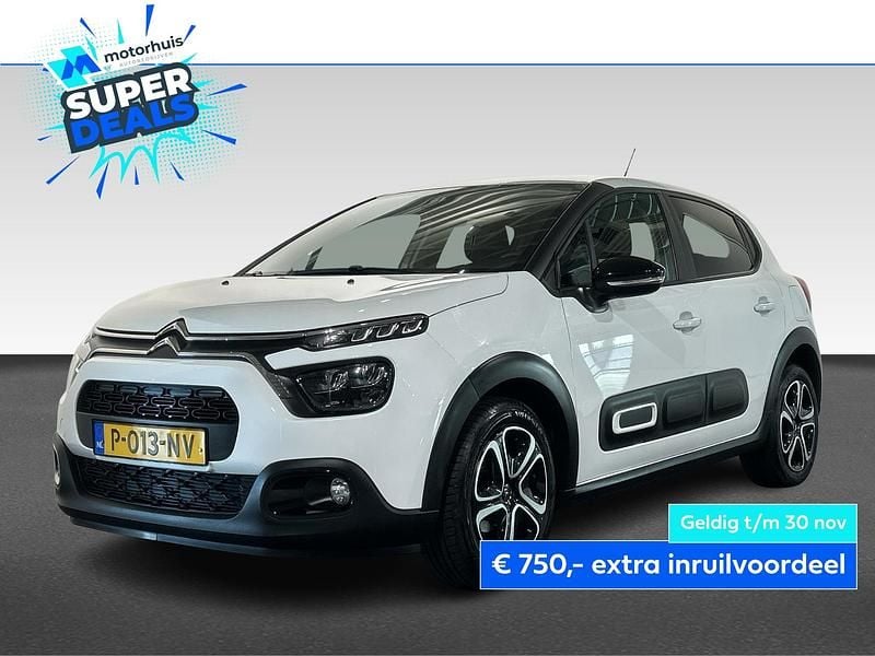 Wit Gebruikt 2022 Citroën C3 Feel Hatchback | € 12.985 (Eerlijke prijs) - Afbeelding 1/4