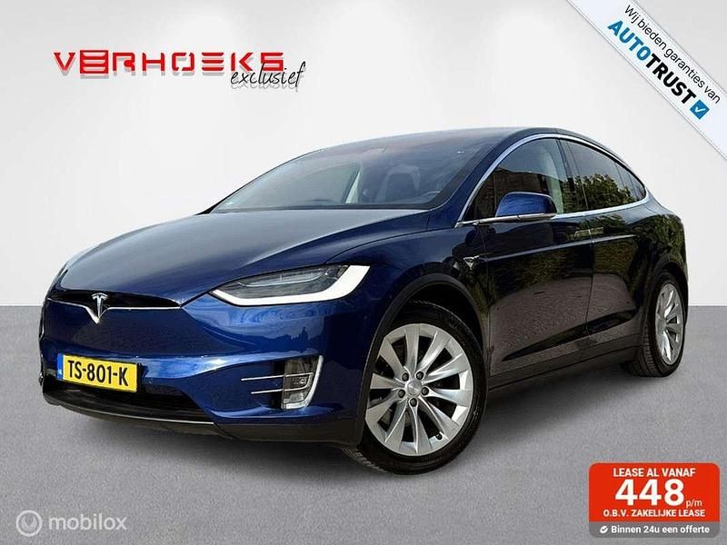 Blauw Gebruikt 2018 Tesla Model X SUV | € 27.950 - Afbeelding 1/4
