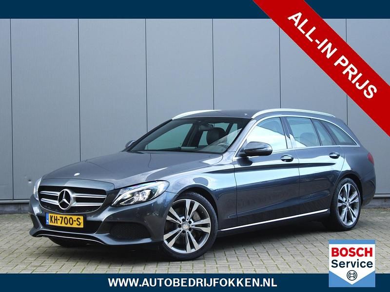 Grijs Gebruikt 2016 Mercedes C350 Edition Stationwagen | € 14.500 (Goede deal) - Afbeelding 1/4