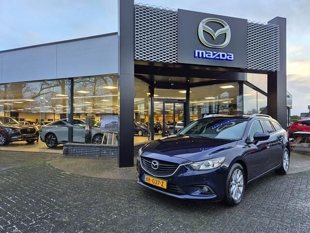 Stormy blue Occasion 2014 Mazda 6 Stationwagen | € 13.950 (Iets duurder) - Afbeelding 1/4