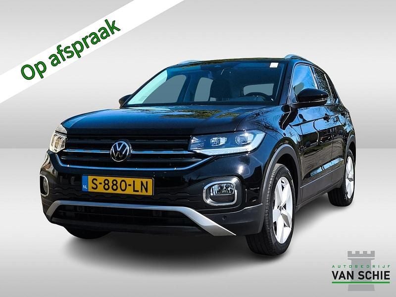 Zwart Gebruikt 2023 VW T-Cross Style SUV | € 22.400 (Eerlijke prijs) - Afbeelding 1/4