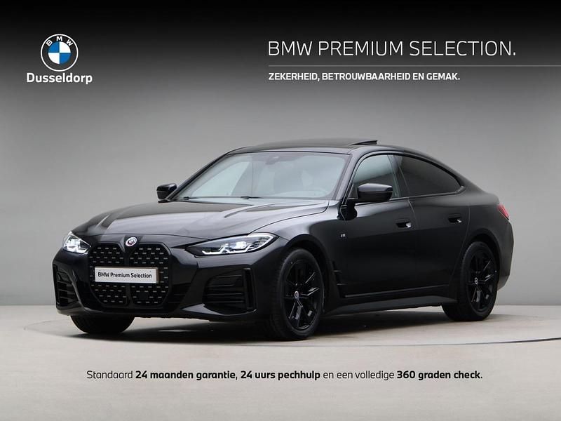Zwart Gebruikt 2022 BMW 420 Gran Coupé M Sport Coupé | € 41.950 (Iets duurder) - Afbeelding 1/4