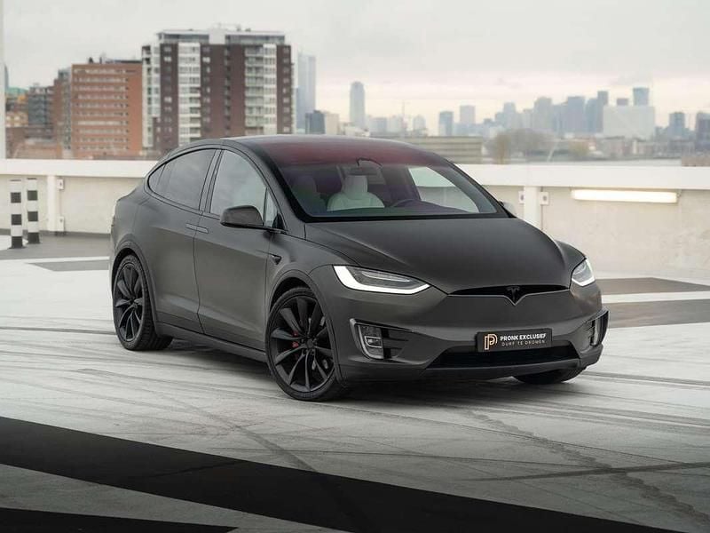 Grijs Gebruikt 2021 Tesla Model X Performance SUV | € 45.890 (Goede deal) - Afbeelding 1/4