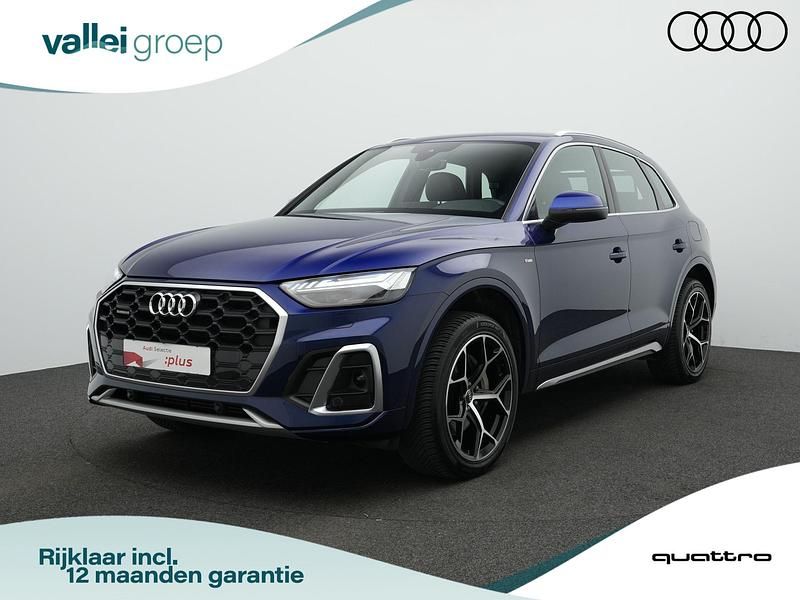 Blauw Gebruikt 2021 Audi Q5 S-Line SUV | € 40.900 (Eerlijke prijs) - Afbeelding 1/4