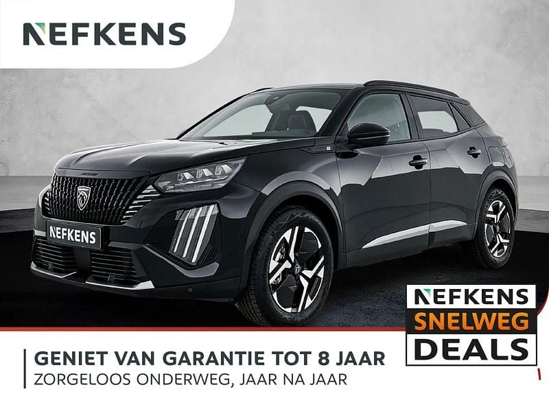Zwart, metallic lak Nieuw 2025 Peugeot e-2008 GTi SUV | € 35.950 (Eerlijke prijs) - Afbeelding 1/4