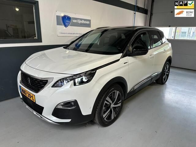 Wit, metallic lak Gebruikt 2019 Peugeot 3008 GT-line SUV | € 20.450 (Eerlijke prijs) - Afbeelding 1/4