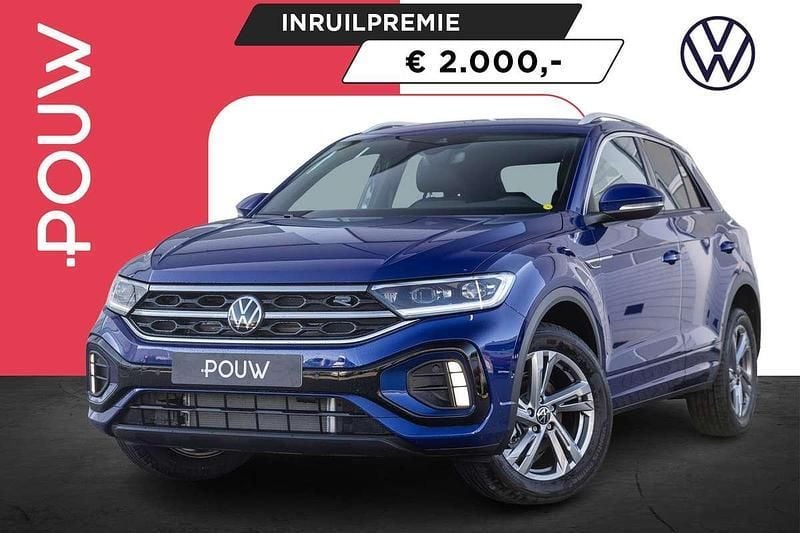 Blauw Nieuw 2025 VW T-Roc R-line Edition SUV | € 47.550 (Iets duurder) - Afbeelding 1/4