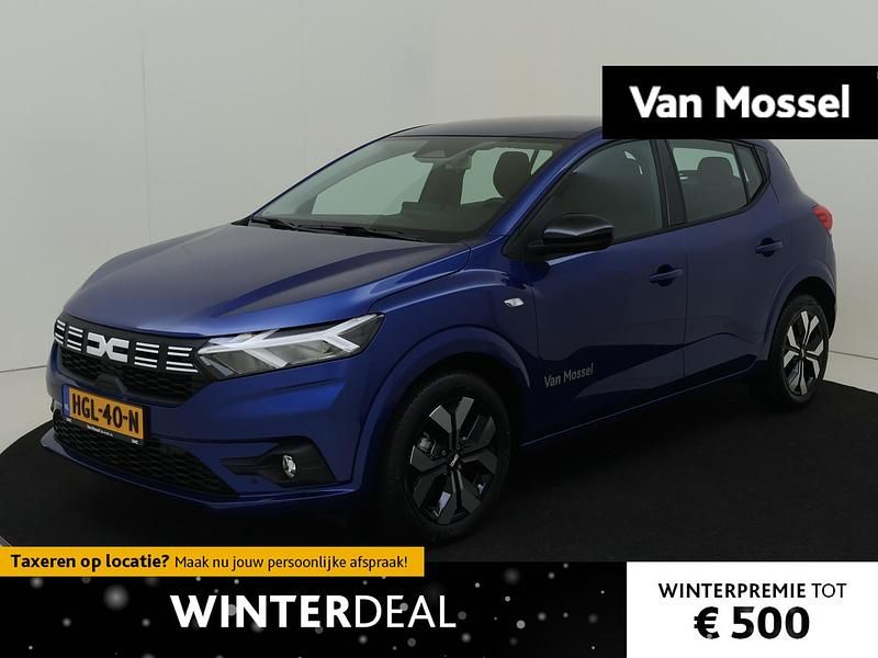 Blauw, metallic lak Occasion 2025 Dacia Sandero Journey Hatchback | € 22.425 (Iets duurder) - Afbeelding 1/4