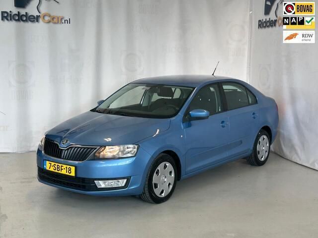 Blauw Gebruikt 2013 Skoda Rapid Ambition Hatchback | € 7.949 (Eerlijke prijs) - Afbeelding 1/4