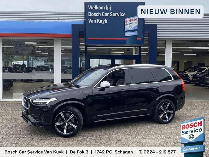 Zwart Gebruikt 2017 Volvo XC90 R-Design SUV | € 31.950 (Iets duurder) - Afbeelding 1/4