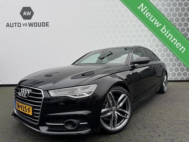 Zwart (metallic) Gebruikt 2015 Audi A6 S-Line Sedan | € 20.950 (Iets duurder) - Afbeelding 1/4