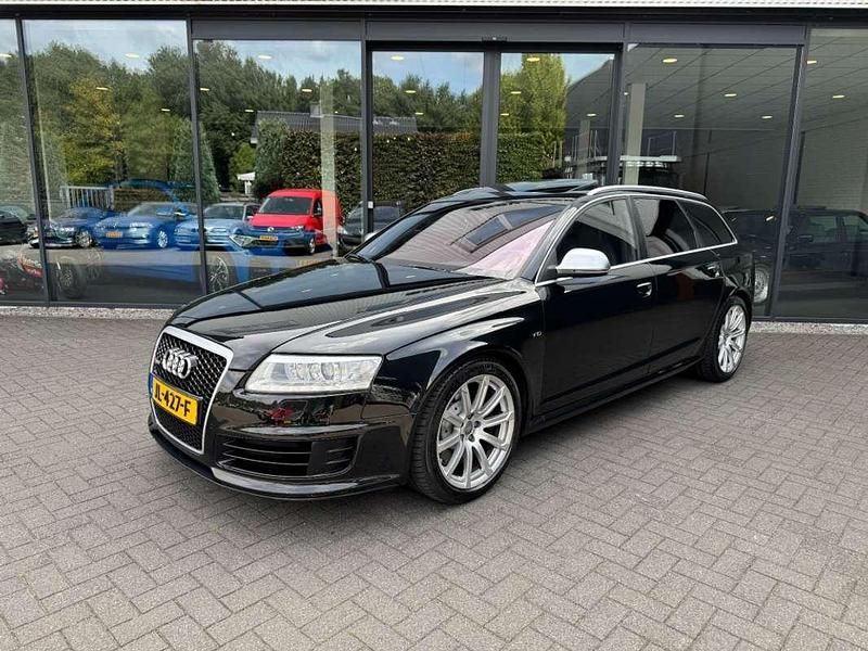 Zwart Gebruikt 2008 Audi RS6 Comfort Stationwagen | € 35.500 - Afbeelding 1/4