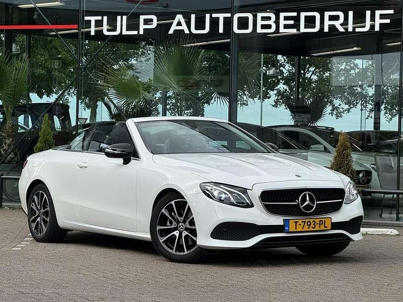 Wit Gebruikt 2020 Mercedes E200 Advantage Cabriolet | € 37.949 (Eerlijke prijs) - Afbeelding 1/4