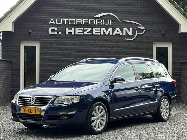 Blauw Gebruikt 2007 VW Passat Highline Stationwagen | € 1.999 (Eerlijke prijs) - Afbeelding 1/4