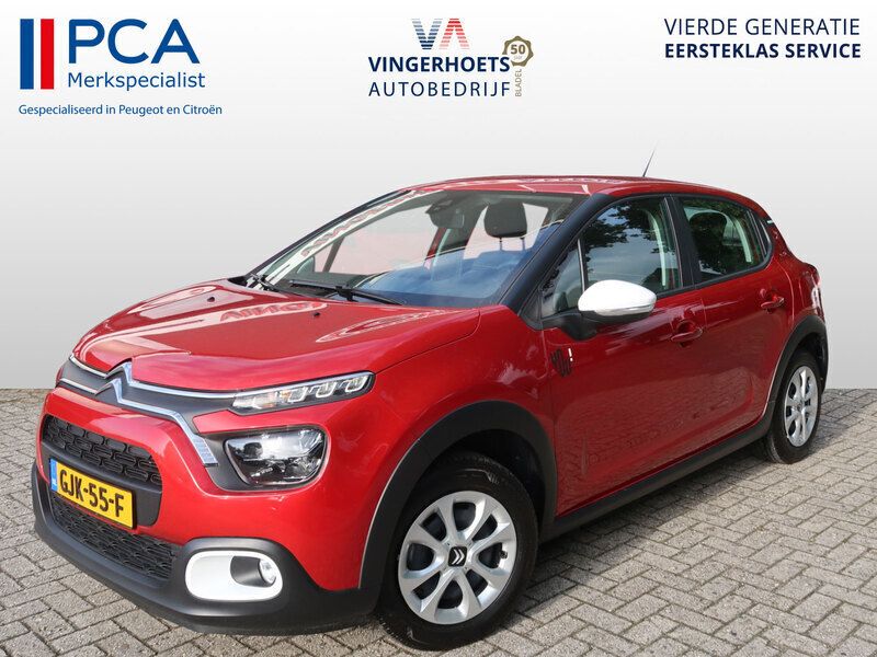 Rood Gebruikt 2023 Citroën C3 PureTech Hatchback | € 14.900 (Goede deal) - Afbeelding 1/4
