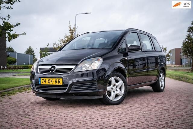 Zwart Gebruikt 2007 Opel Zafira Business MPV | € 1.450 (Super prijs) - Afbeelding 1/4
