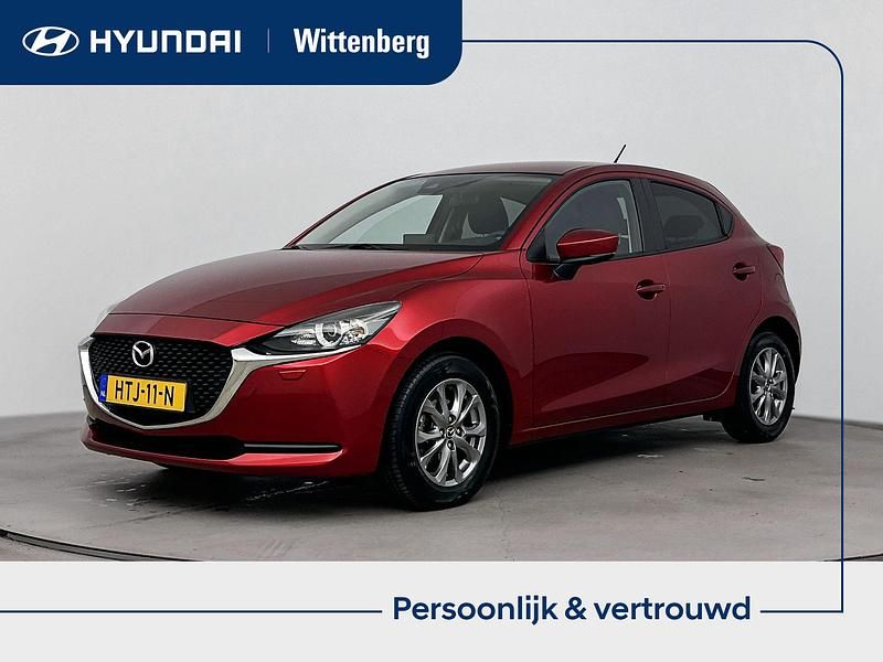 Rood Gebruikt 2023 Mazda 2 Luxury Hatchback | € 21.900 (Eerlijke prijs) - Afbeelding 1/4