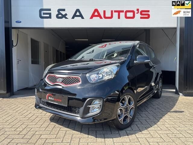 Zwart, metallic lak Gebruikt 2012 Kia Picanto Hatchback | € 5.199 (Goede deal) - Afbeelding 1/4