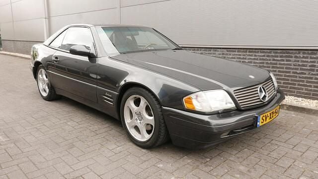 Zwart Gebruikt 1990 Mercedes SL300 Cabriolet | € 8.750 - Afbeelding 1/4
