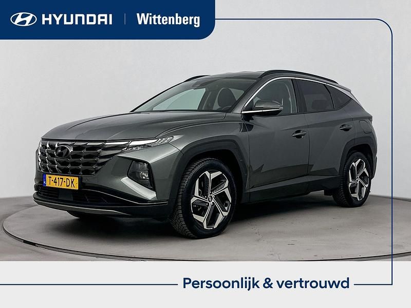 Amazon gray metallic (a5g) Occasion 2023 Hyundai Tucson Comfort SUV | € 32.900 (Eerlijke prijs) - Afbeelding 1/3
