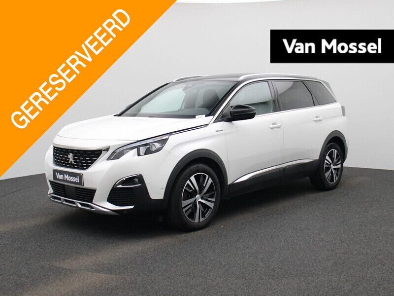 Wit Gebruikt 2020 Peugeot 5008 GT-line MPV | € 24.935 (Iets duurder) - Afbeelding 1/4