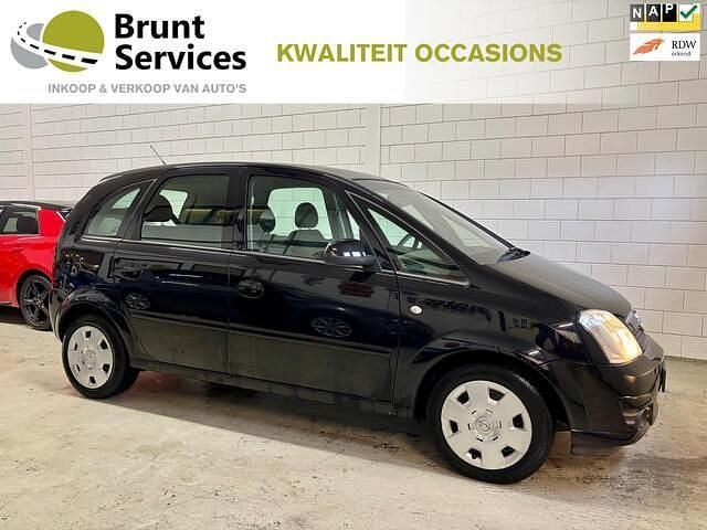 Zwart (metallic) Occasion 2006 Opel Meriva Enjoy MPV | € 2.750 (Eerlijke prijs) - Afbeelding 1/4