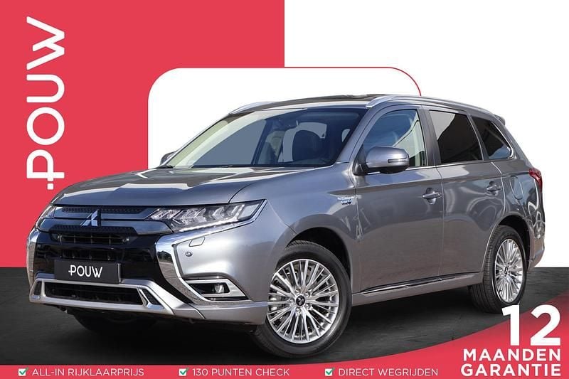 Grijs Gebruikt 2021 Mitsubishi Outlander P-HEV Intense+ SUV | € 27.900 (Eerlijke prijs) - Afbeelding 1/4