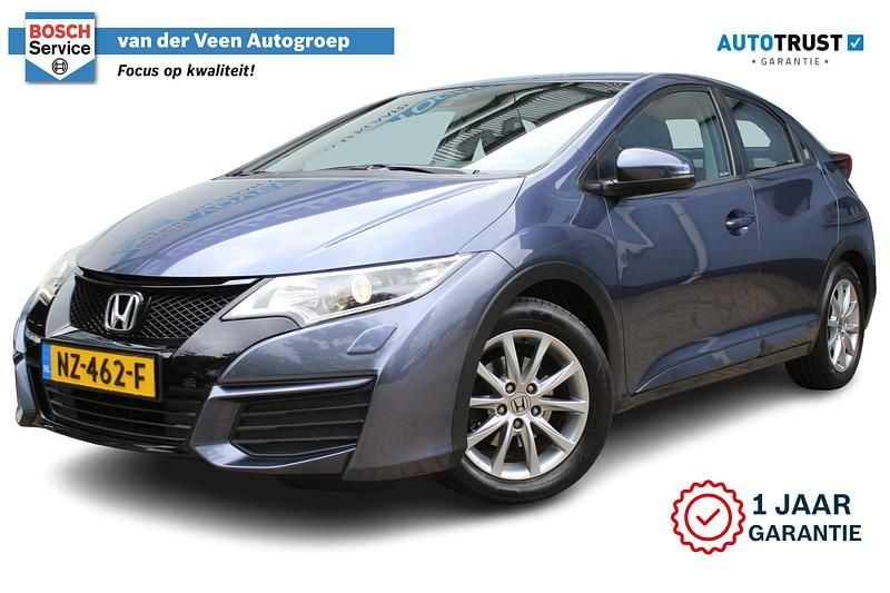 Blauw Gebruikt 2016 Honda Civic Comfort Hatchback | € 10.950 (Iets duurder) - Afbeelding 1/4