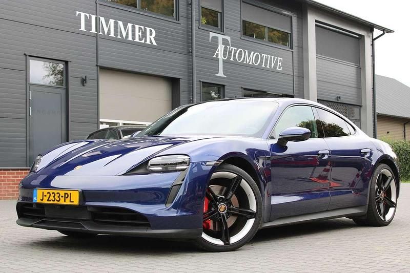 Blauw Gebruikt 2020 Porsche Taycan 4S Performance Package Sedan | € 54.900 (Super prijs) - Afbeelding 1/4