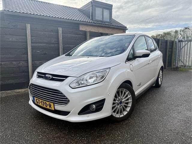 Wit Gebruikt 2014 Ford C-MAX Titanium MPV | € 9.999 - Afbeelding 1/4